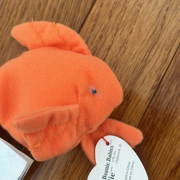 Vintage 1990s McDonald’s Happy Meal Toy Ty Goldie Goldfish Teenie Beanie Baby - Picture 12 of 14